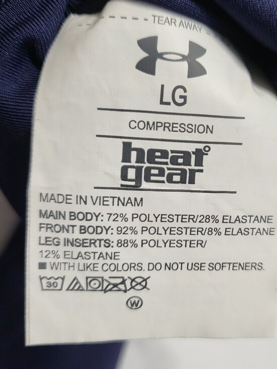 Under Armour Leggings Womens Large Heat Gear Compression Abstract Print Crop - Picture 6 of 16